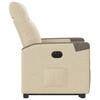 Electric Recliner Chair with Rising Assistance Cream Fabric
