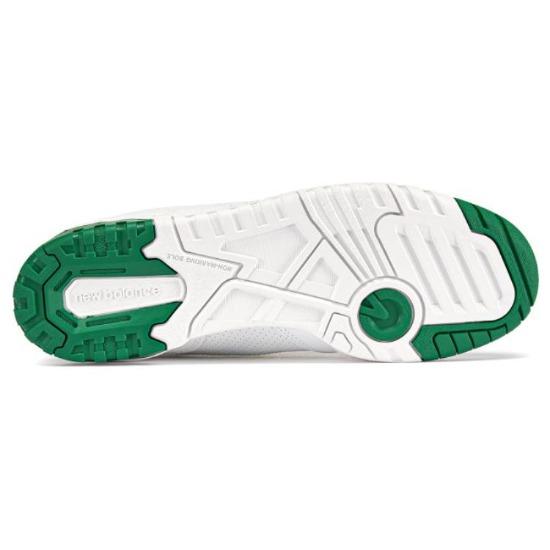 New Balance 550 White Green Unisex Sneakers  BB550SWB