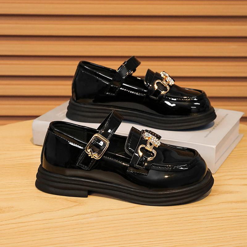 

New Style Girls Shoes - Children s Single Shoes with Anti-slip Properties 26 чёрный