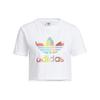 Originals Colorful Large Logo Print Short Sleeve Pullover T-Shirt Women Tops White HP0111