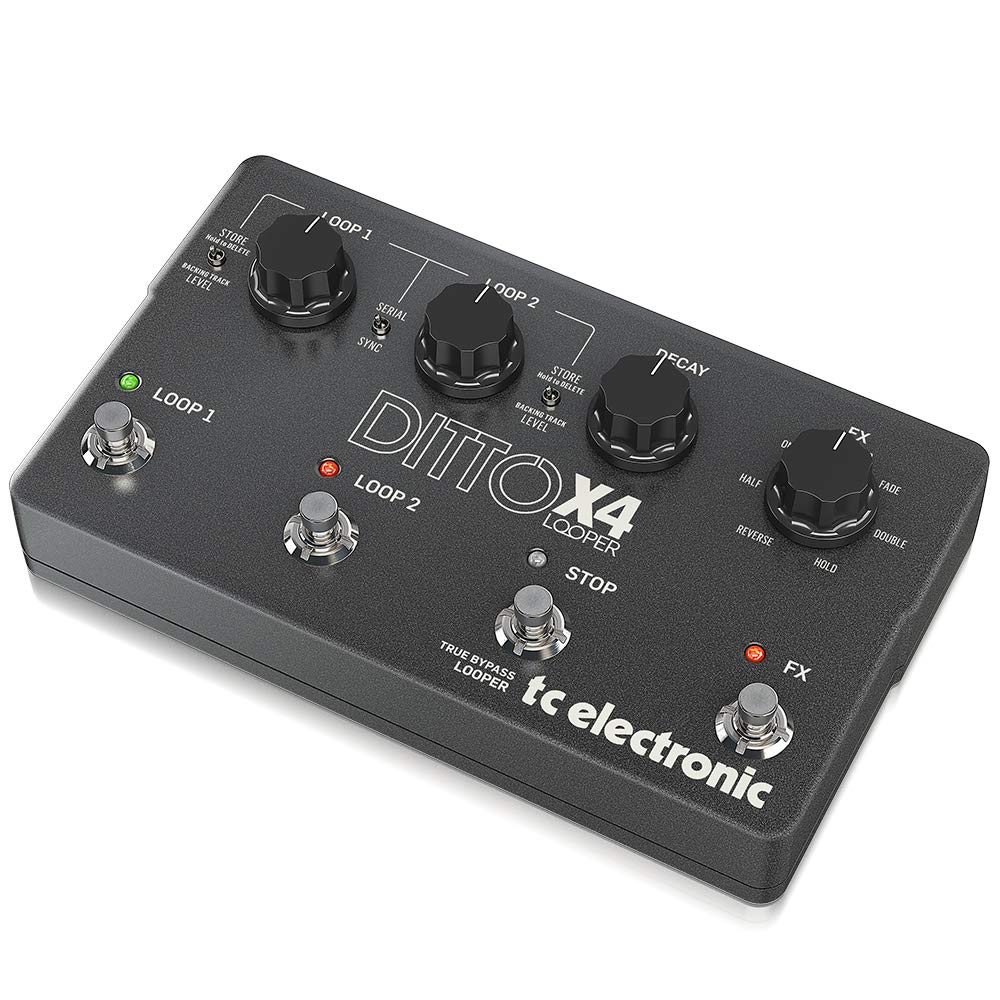 Tc Electronic Dual Track Looper DITTO X4 LOOPER Gray