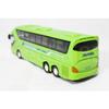 Autobus da viaggio urbano pressofuso in scala 1/50 di colore verde con luce sonora tirata indietro