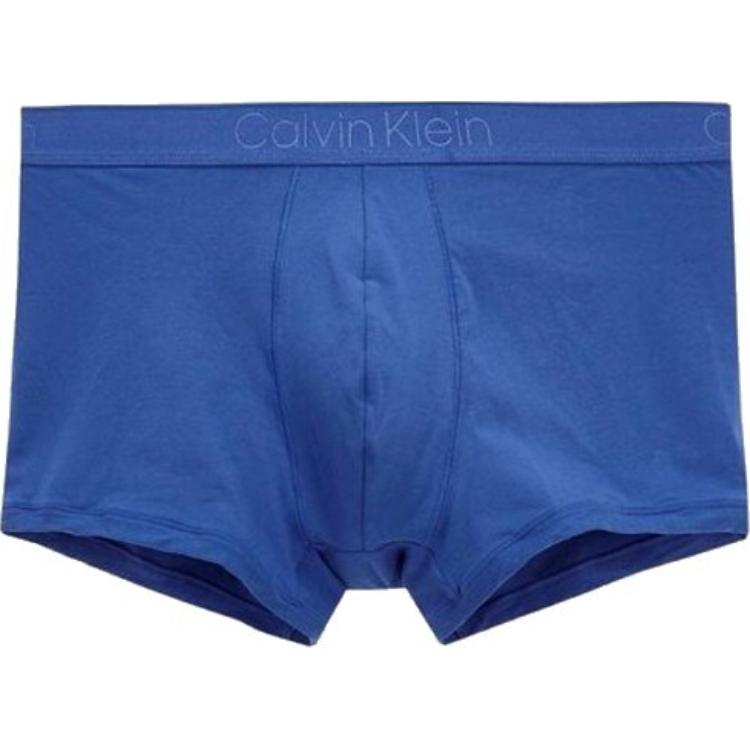 

Calvin Klein Comfortable Mid-Rise Solid Boxer Briefs Men Underwear Blue NB2908-C6U L