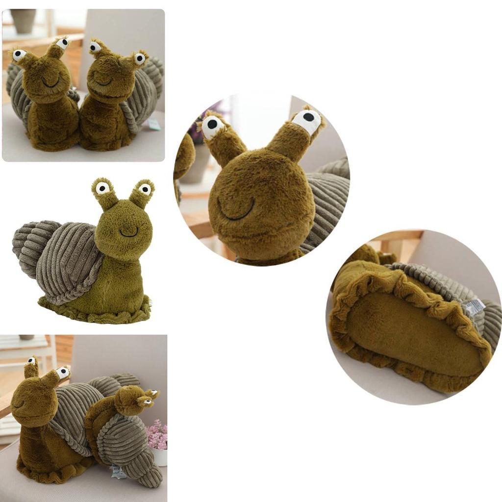 Niedliche Plüschschnecke Weiche Puppe Spielzeug für Kinder Lebensechtes Insektendesign, Perfektes lustiges Geschenk
