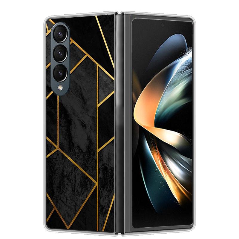 For Samsung Z Fold 4 Case ZFold 5 4 5G Hard Transparent Phone Cover For Samsung Galaxy Z Fold4 Fold5 Shockproof Bumper Fundas