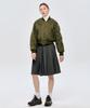 Le Sonnet Classic Pleated Wool Skirt Grey