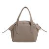 Minimalist Solid Color Pu Handheld Small Square Bag For Daily Casual And Commute