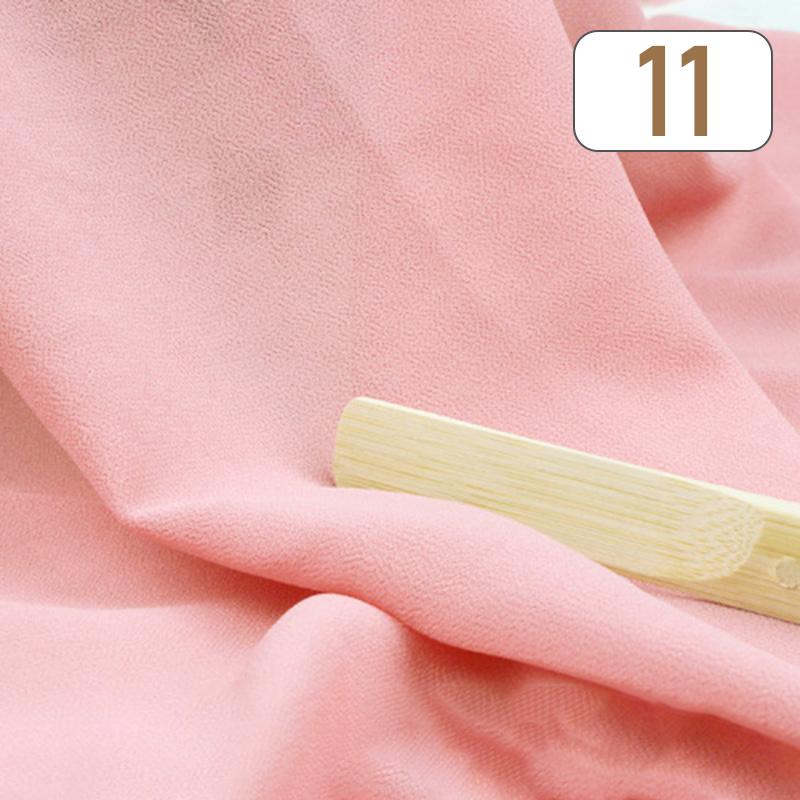 1/3/5M 75D Tessuto Chiffon Perla Georgette Tulle Chiffon Tessuto Trasparente Poliestere Materiale Morbido e Drappeggiato Per Tenda Abito Fodera