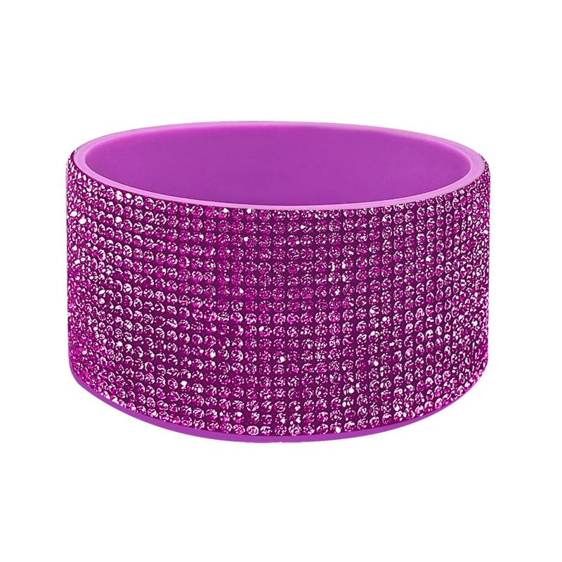 Rhinestone Protective Cover Diamond Anti-slip Cup Lid Bottom Cover Silicone Bottle Cap Cup Accessories Silicone Cup Cover Coaster