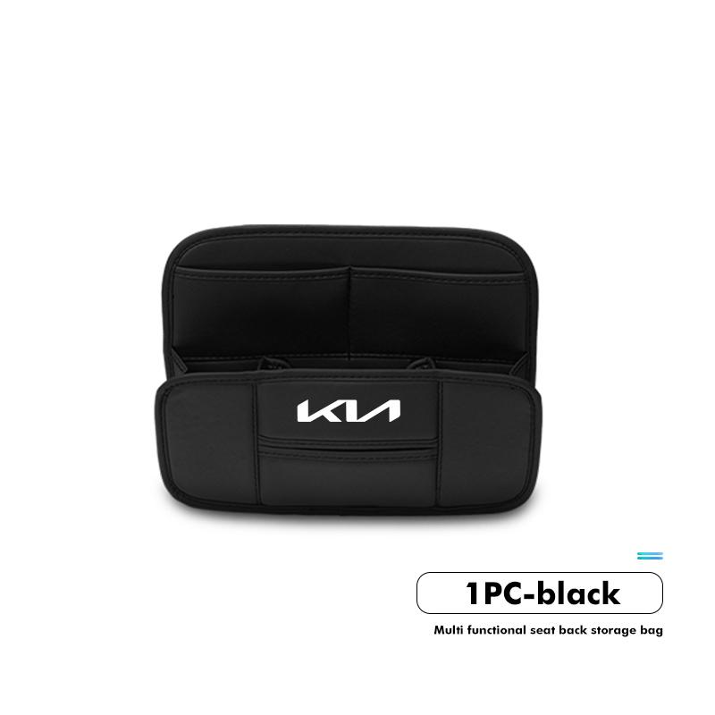 PODV6 For KIA Car Seat Organizer Back Storage Bag Rear Anti-wear Pocket Cerato Soul Venga Forte Spectra Sedona Niro Cadenza