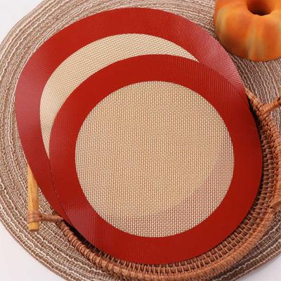 2pcs Multifunctional Silicone Baking Mat Round Non Stick Air Fryer Liner Reusable Heat Resistant Cake Pan Liner Cookies