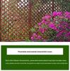 Carbonized Wood Fence and Railing Picket with Climbing Plant Stand for Outdoor Decoration
