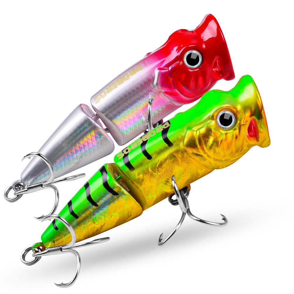 Floating Water Wave Climbing Road Subbait 7.3cm 11.5g Simulated Fish Bait Big Mouth Water System Poppa Bait Hard Bait