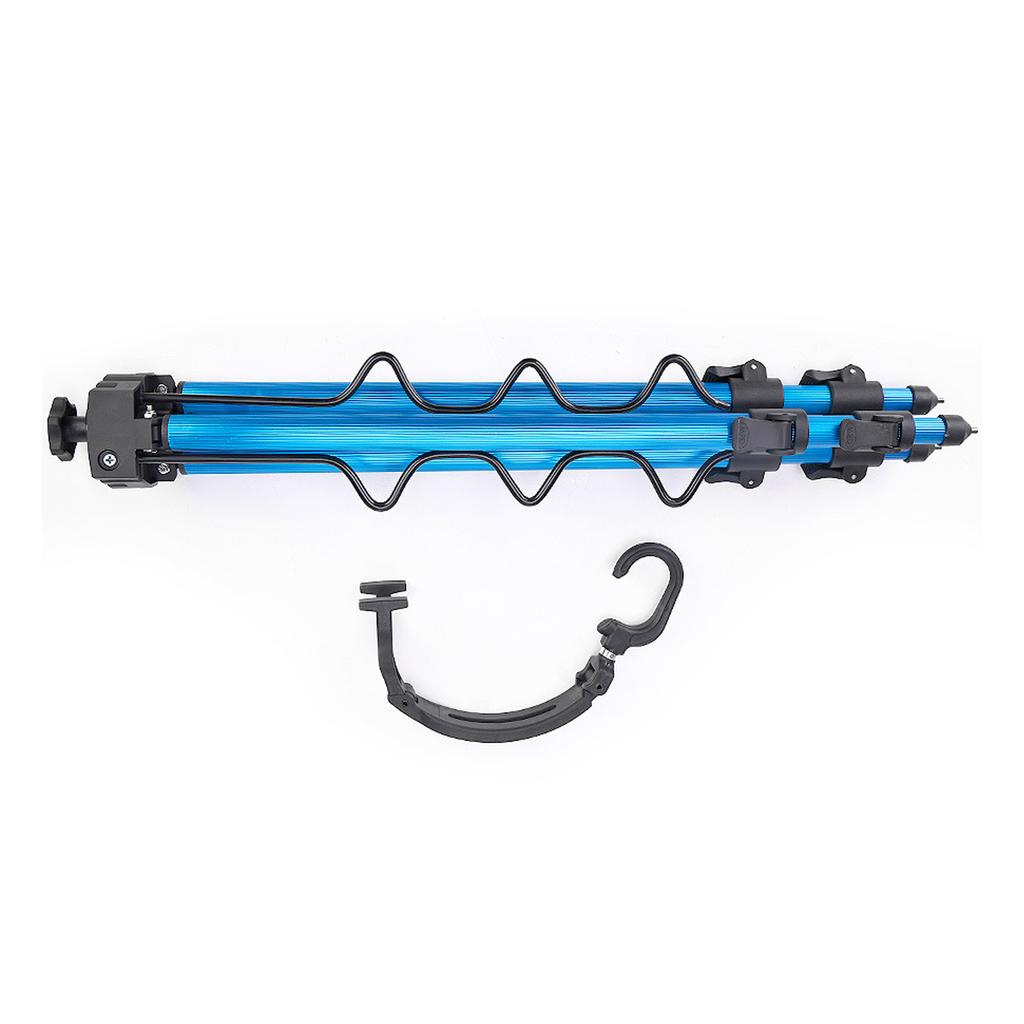 Portable Fishing Rods Tripod Stand Telescopic Aluminum Alloy Fishing Rod Holder for Sea Beach Shore Extendable Fishing