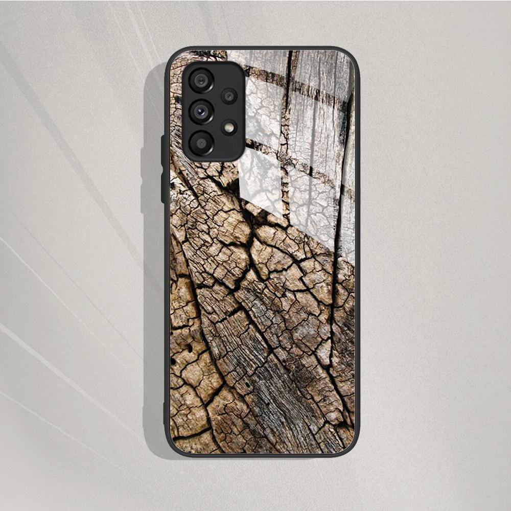 Case For Samsung Galaxy A72 Painted Tempered Glass Phone Cover For Samsung A72 A 72 5G A726B A725F Cases Silicone Bumper Coque