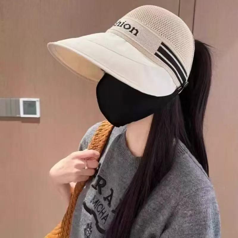 Quick-Drying Star Style Women's Sun Hat 2025: New Duckbill Fisherman Equestrian Hat for Summer