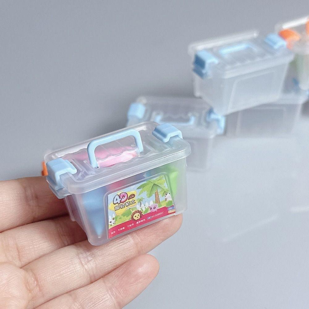 5pcs Waterproof Beading Storage Case Transparent Mini Storage Drawer Mini Storage Box  Ornament