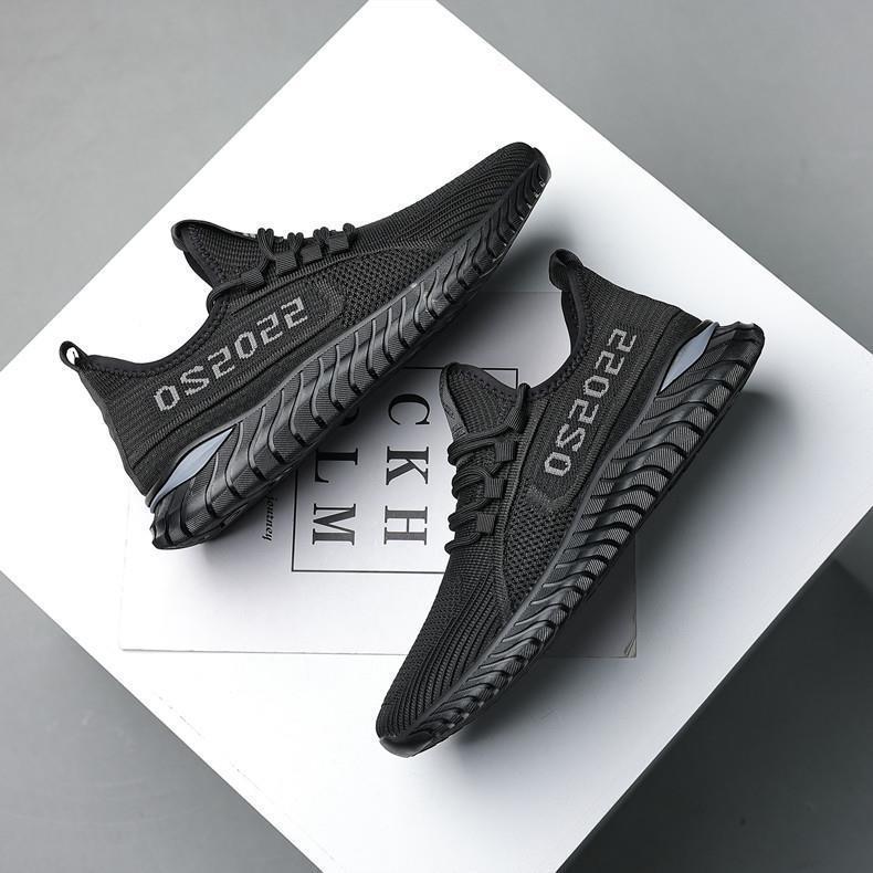 

2025 spring new lightweight men s shoes fly-woven casual Korean version coconut shoes fashion dad shoes men s sports shoes men s 39 чёрный