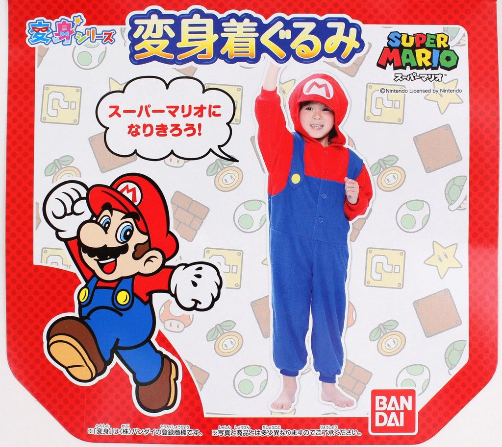 BANDAI Super Mario Transforming Costume 130cm One Color [2389963]