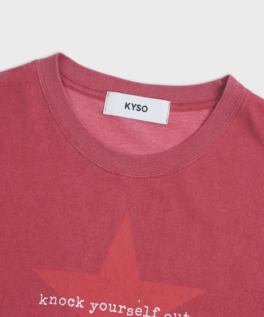 Kaiso Star T-Shirt Vintage Red
