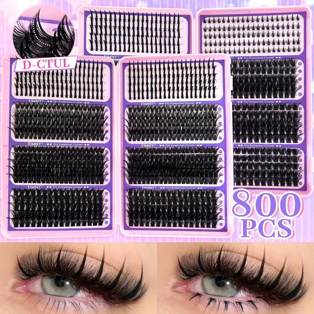 Wispy Style False Eyelashes Bond and Seal DIY Lash Extension Kit Fake Eyelash  Eye Lash Extension