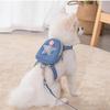 Adjustable Dog Harness Escape Proof Pet Walking Rope Cute Star Pattern Dog Leash  Street Walk