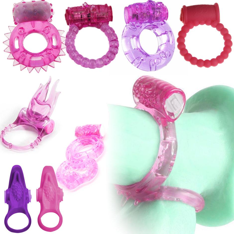 Longer-lasting Ring Sex Vibrator Stronger Erection Tingling Additional Stimulation Finger Rings Bullet Vibrating Love