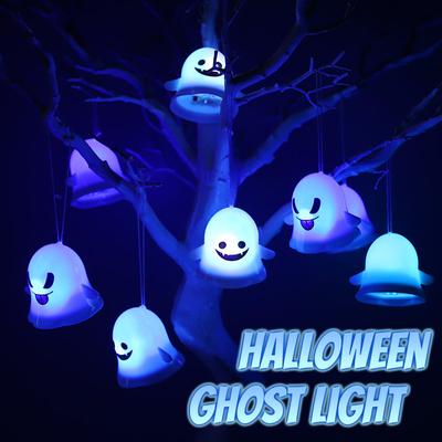 Halloween Ghost Night Light LED Cartoon Decorative Colorful Tabletop Decoration Ghost Party Happy Halloween Party Decor Ghost
