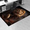 1pc Lion,Roar,Wildlife Office Carpet Soft Polyester Entrance Carpet Washable Non Slip Machine Washab