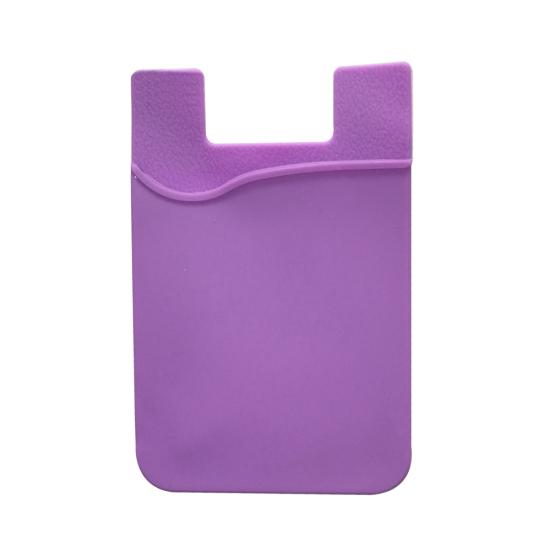 Smart Silicone Mobile Card Stick On Phone Wallet Cash Credit Card Holder Pouch