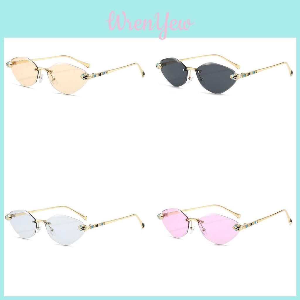 Geometric Square Metal Frame Sunglasses With Uv400 Protection For Fashionable Outdoor Activities