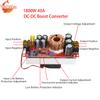 1800W 40A DC-DC Boost Converter 12V 24V 36V 48V 60V Step Up Power Supply Module 10-60V To 12-90V Adjustable Voltage Charger