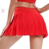 Jupe de sport plissée à séchage rapide et anti-exposition pour la course, le yoga, le tennis, le badminton et le golf