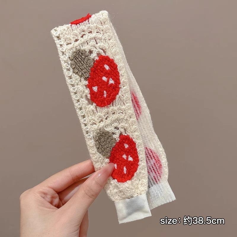 Вязаная Вышивка Волшебная Палочка Повязка на Голову Женская Челка Артефакт для Укладки Непослушных Волос Этнический Стиль Повязка на Голову Наклейка для Челки