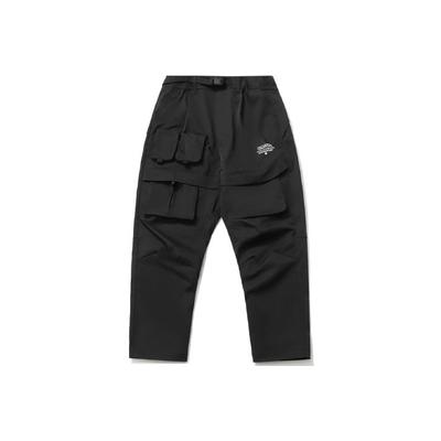 Badfive Multi-Pocket 3D Tailored Loose Sports Pants Men Bottoms Black AKXR071-2