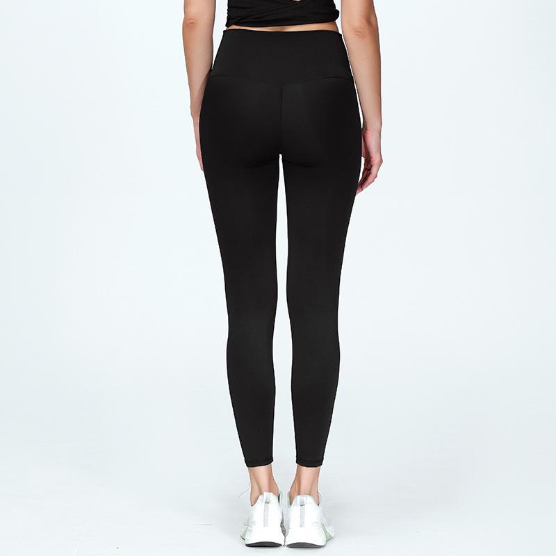 

2025 Graphene Yoga Pants: Nude Feeling Shaping Leggings, One Size Free Size сірий колір