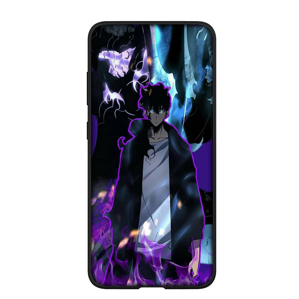 Phone Case for iPhone 17 16 15 Plus Huawei P30 P20 Lite Redmi Note 14 12 11 13 Pro Max OPPO A60 A80 A40 A18 A38 Sung Jinwoo Solo Leveling Arise Cover