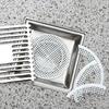 2pcs Square Drain Cover For Shower, Anti Sink Clogging, Floor Cover Shower Drain Hair Outlet Filter, Kitchen , Bathroom Tools