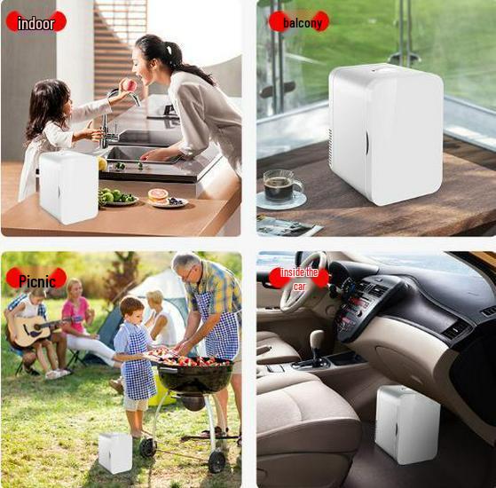 Dual-Use Mini Car & Home Refrigerator with Free Shipping