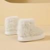 Warm Winter Cotton Shoes Women Warm Fur Home Slippers EVA Non-Slip Plush Slippers Indoor Couple Thick Sole Footwear Slides