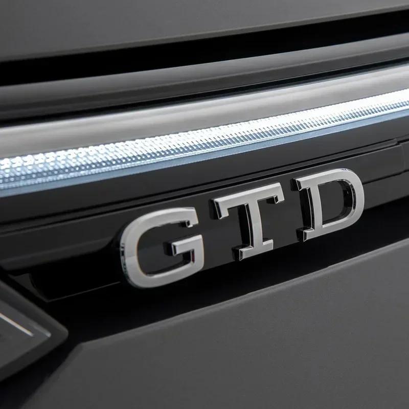 2026 Chaud Pour Volkswagen VW 1 pièce ABS GTI GTD Logo Badge de Remplacement pour Calandre de Capot Avant de Voiture Pour Volkswagen VW Golf 8 Rline GTI Polo