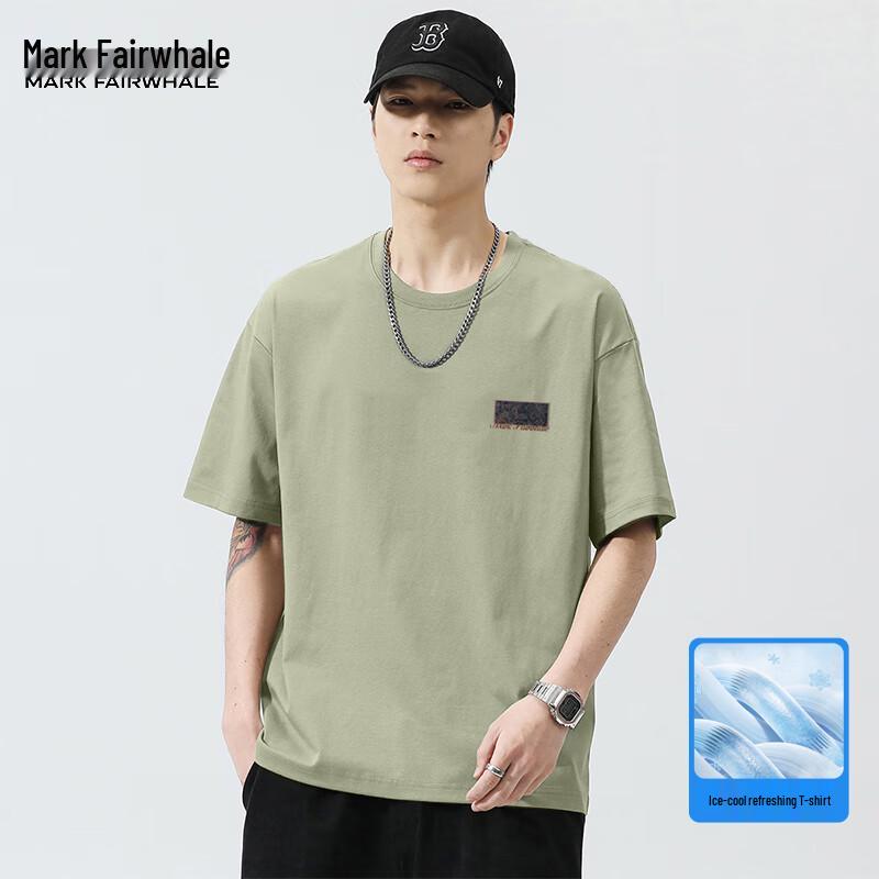 Mark Fairwhale Men s Cooling Loose Fit Short Sleeve T-Shirt 5XL 2430₽