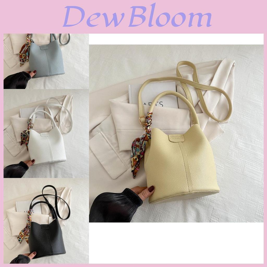 Stylish And Trendy Korean Aesthetic Bucket Bag For Women In Black Blue Yellow White