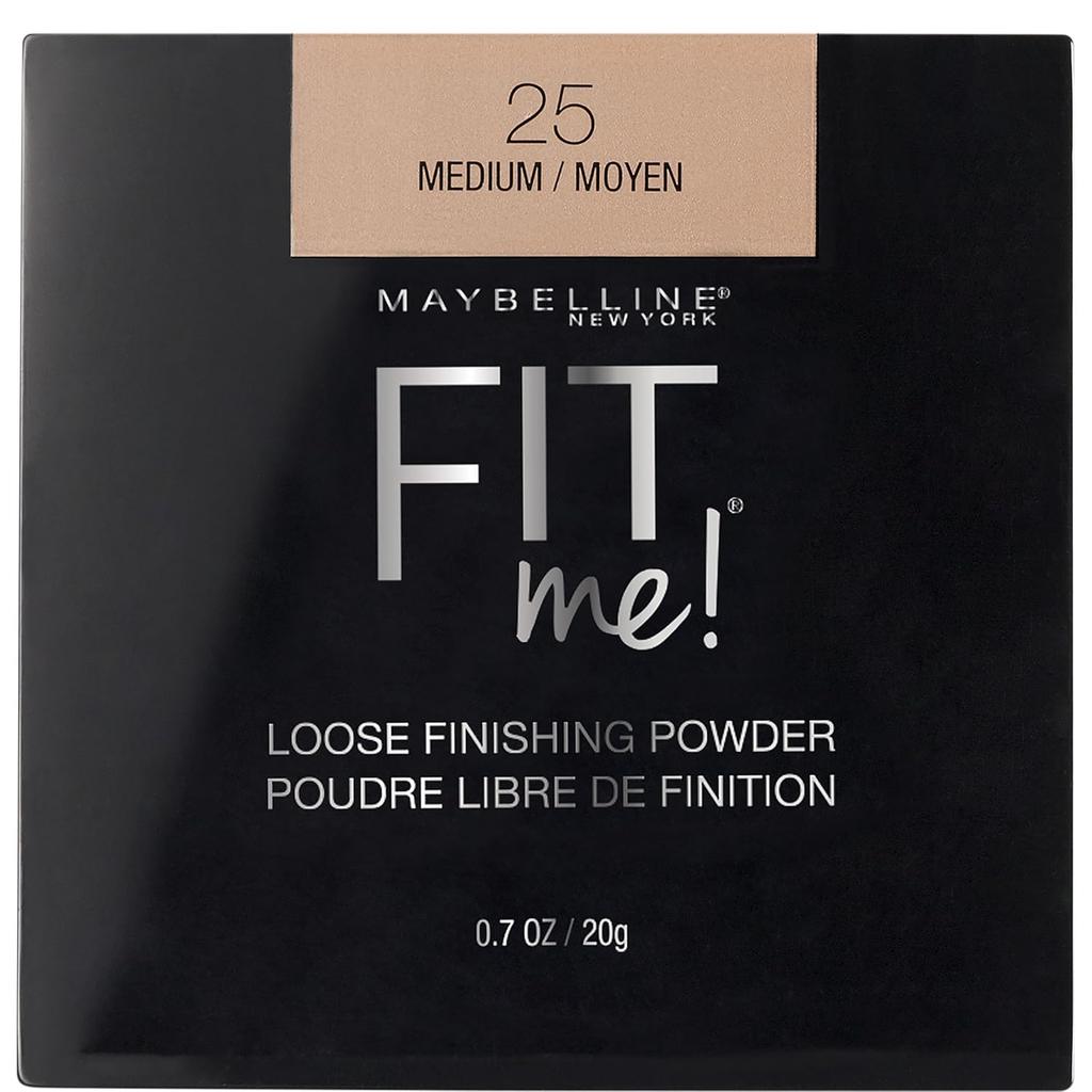 Maybelline New York Fit Me Loose Finishing Powder 25 Medium 20g Shine Control Mineral Makeup Setting Powder For Smooth Natural Look