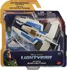 Mattel Disney & Pixar Lightyear Hyperspeed Series Mini Action Figure & Toy Vehicle Set: Buzz Lightyear & XL-07 Spaceship 5.6-inch Vehicle