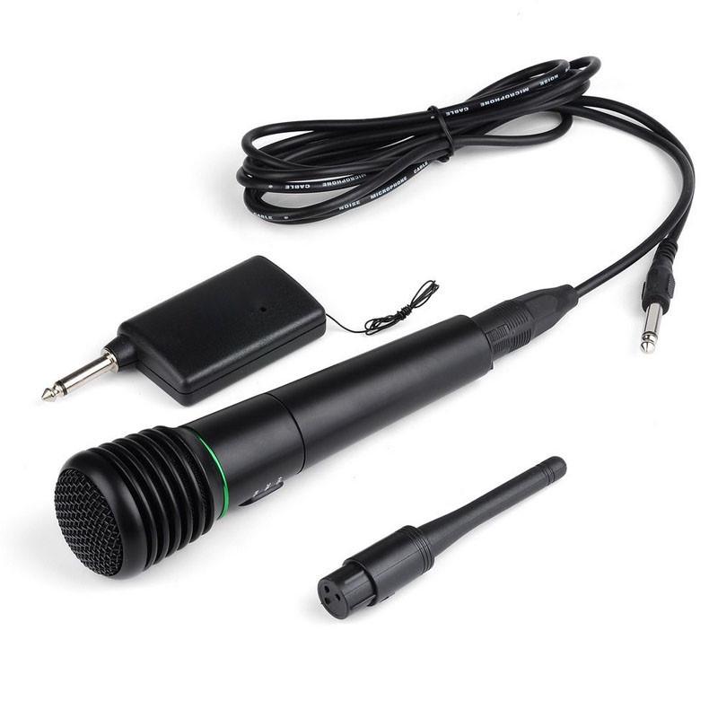 Undirectional Buy Wired Wireless 2in1 Handheld Microphone Mic Receiver System ...