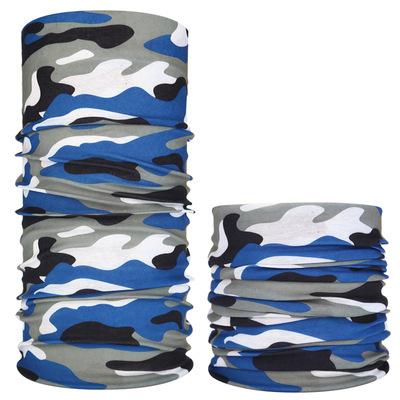 

Outdoor Neck Gaiter Face Mask for Cycling Windproof Warm Breathable Multi-Functional Sports Scarf Cover for Men Women One Size синий