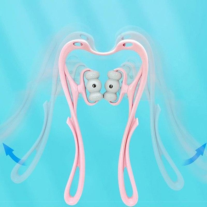Neck Massageador Massagem Relieve Hand Roller Neck Massager For Neck Shoulder Trigger Point Plastic Pressure Point Therapy