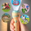 Interactive Childrens Projector Flashlight Portable Learning Toy Discs 48 Pictures Lamp Toy