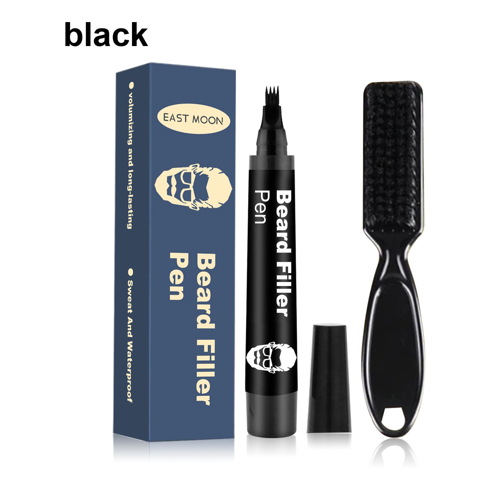 East Moon detachable beard filling pen, simple outline, retouching beard, sideburns, natural filling, hairline contour, beauty pen 1set